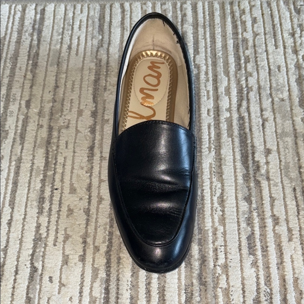Sam Edelman Black Leather Loafers